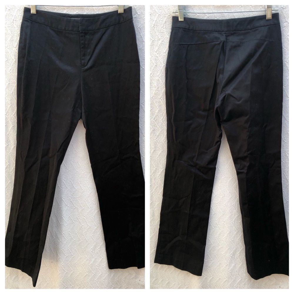 Banana Republic Flat Front Dress Pants Black